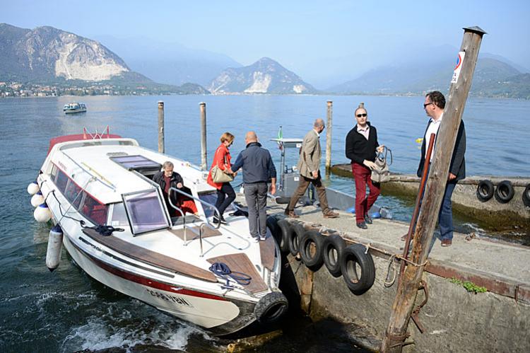 Italianità am Lago Maggiore was das Churer Ratskollegium aber auch das Wetter betrifft.