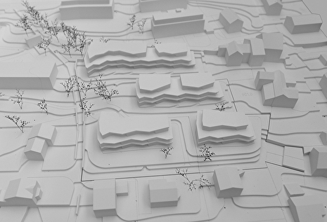 Modellfoto Richtprojekt Quartierplan Hirschweg