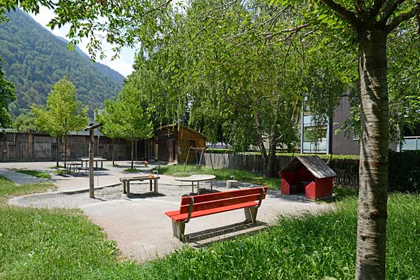 Viel besuchter Spielplatz Altes Stadtspital.