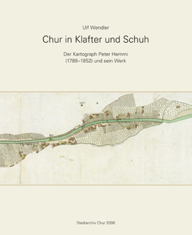 Cover der Publikation von Ulf Wendler zum Kartographen Peter Hemmi