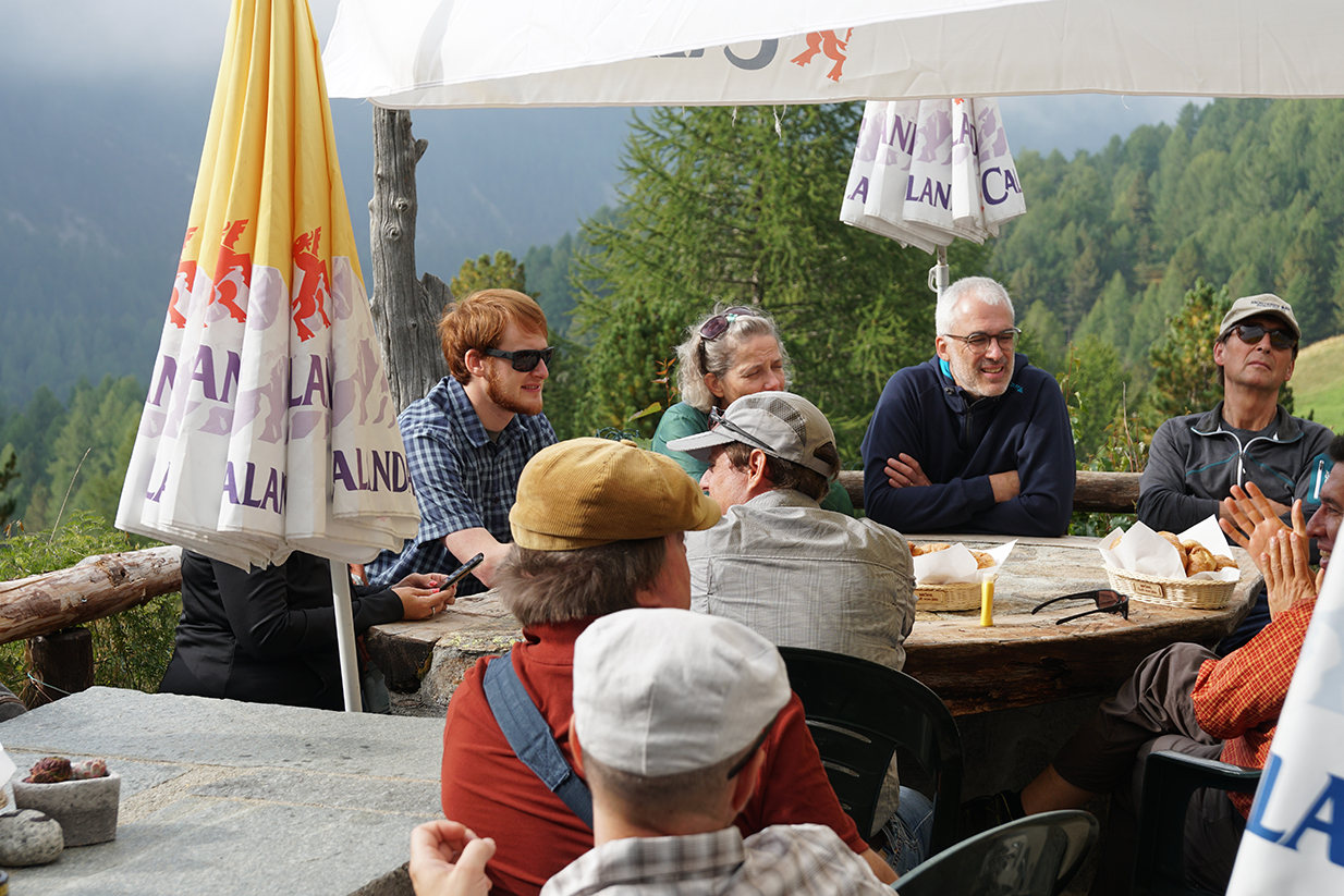 Ankunft auf Alp Camp.