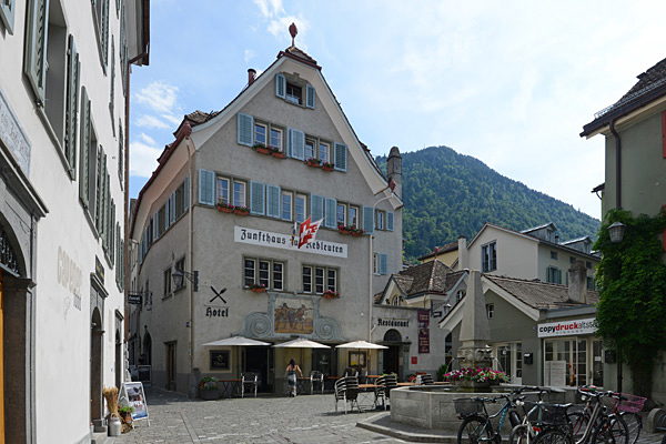 Das einstige Zunfthaus der Rebleute zählt zu den traditionellsten Gasthäusern in der Churer Altstadt.