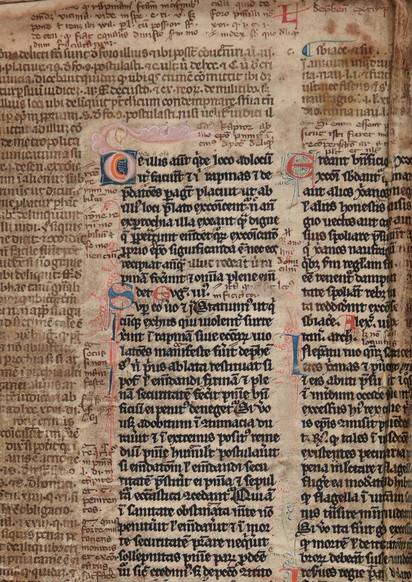 Ausschnitt des
Bucheinbands
des «Gemeiner Statt Chur
usgaab buoch […]» von 1590/1591
(AB III/F 04.002). (StadtAC, F 08.199,
Foto Stephan Schenk, 2024).