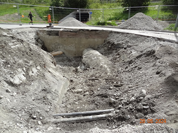 Baustelle Obere Au Busstation