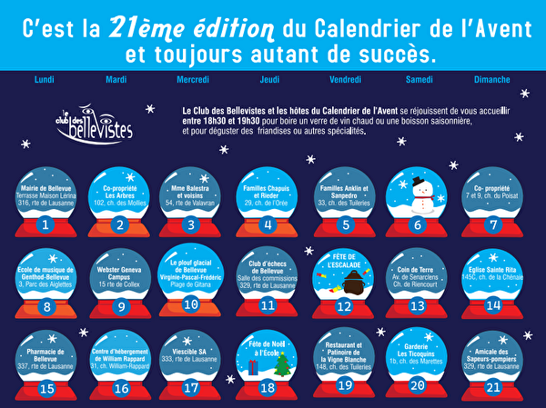calendrier de l'avent 2025