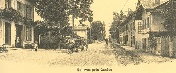 entrée de Bellevue au début du 20ème siècle 