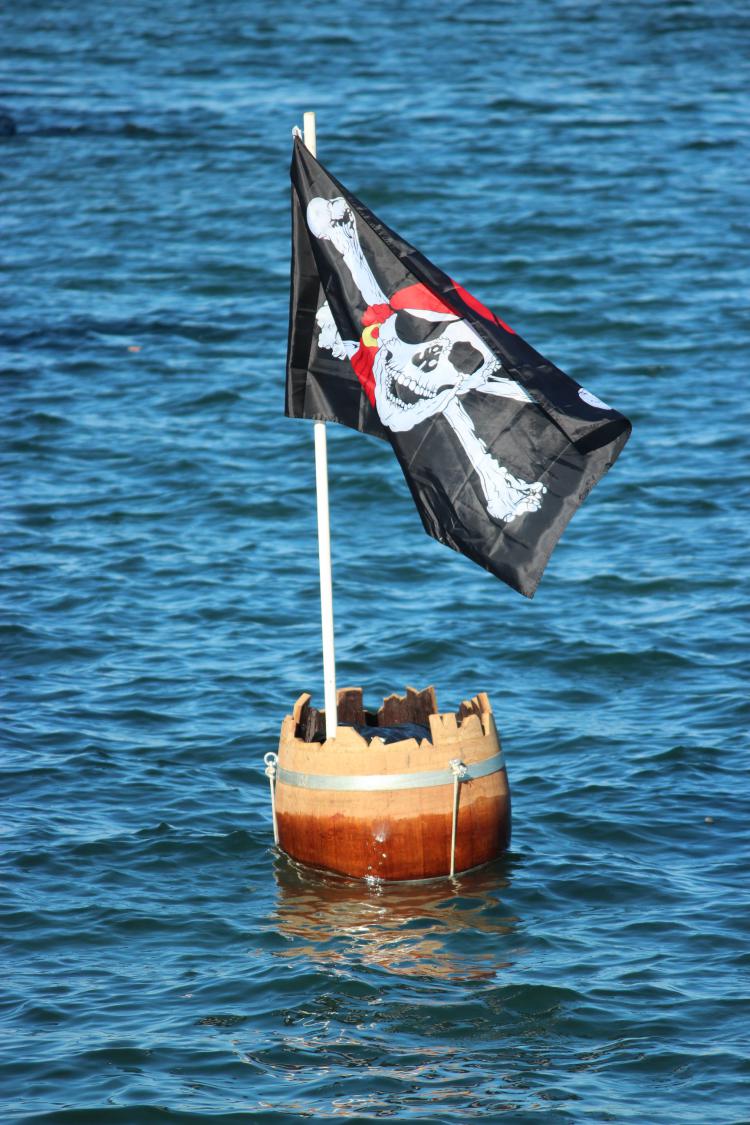 Les pirates auraient bien voulu être de la partie mais un léger contre-temps les a ralenti.