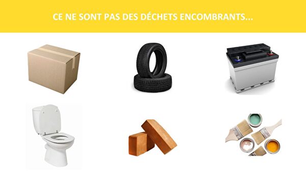images d'objets qui ne sont pas des déchets encombrants 