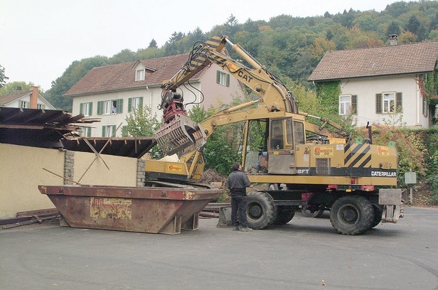 Abbruch des Kindergartenanbaus
