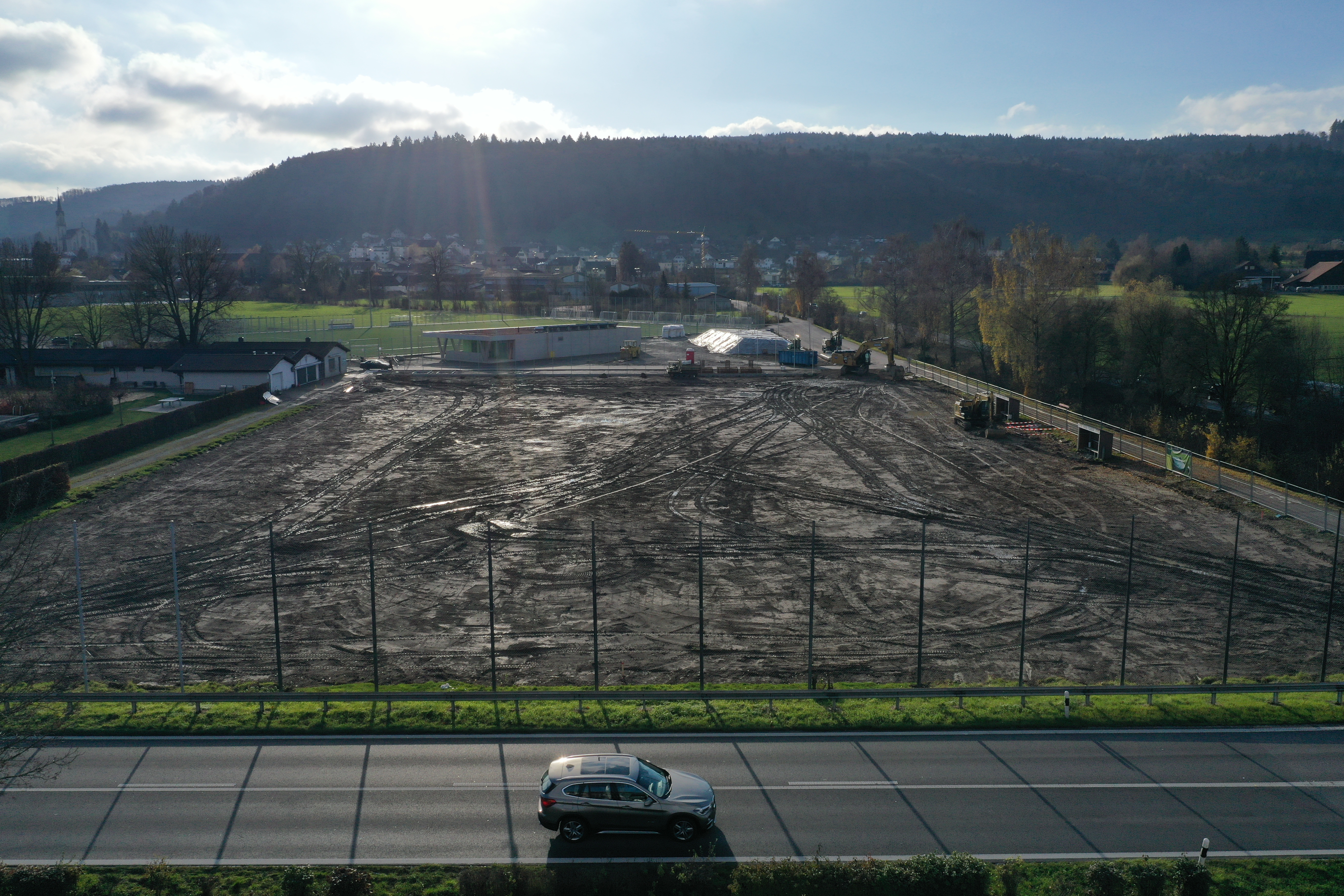 Stand der Bauarbeiten im Dezember 2019