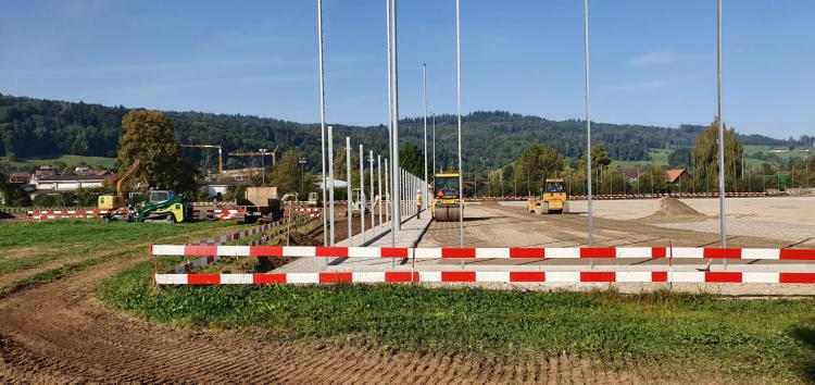 Stand der Bauarbeiten im September 219