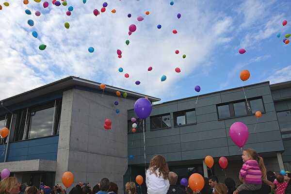 Einweihung des erweiterten Kindergartens Bündten