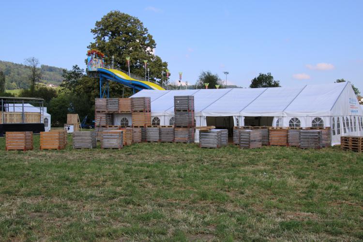 Gestaltung des Festplatzes