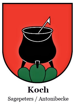 Wappen Koch (Sagepeters Antonibecke)