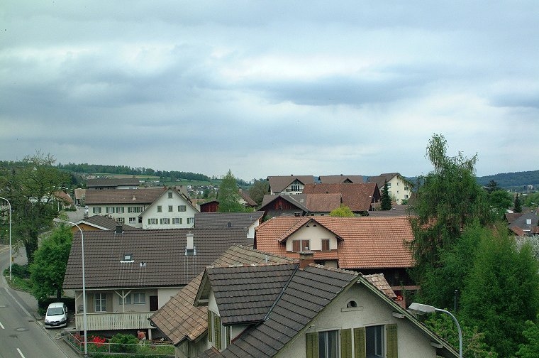 Blick vom Treppenhausturm Richtung Nordwest.