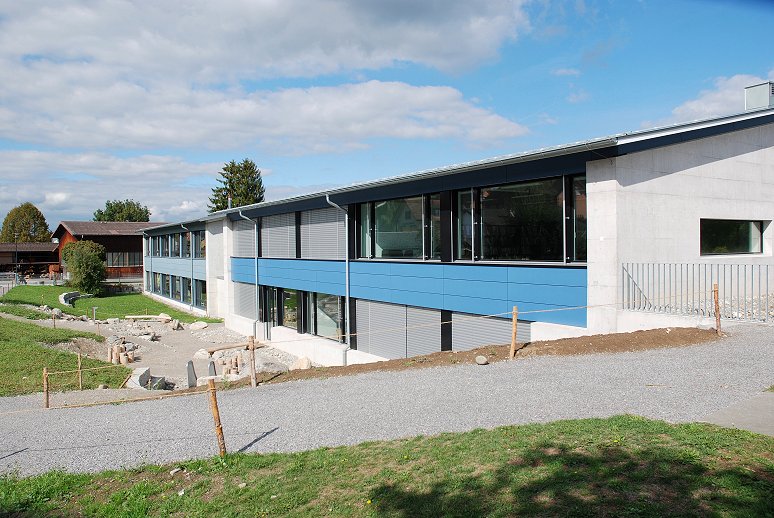 Der erweiterte Kindergarten Bündten.