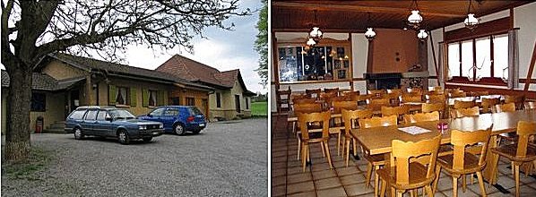 Die Villmerger Schützenstube (Aussenansicht und Innenansicht)