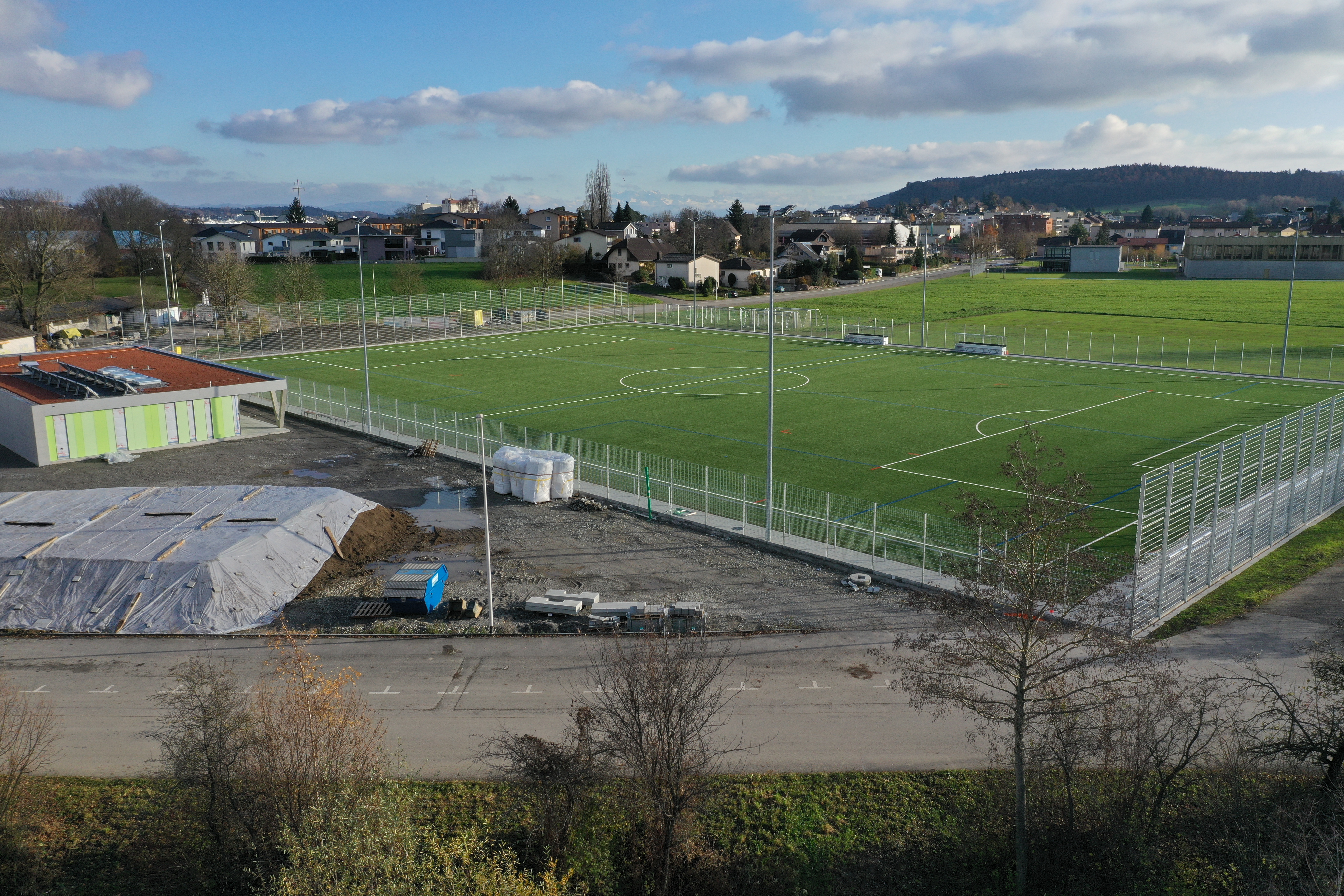 Stand der Bauarbeiten im Dezember 2019