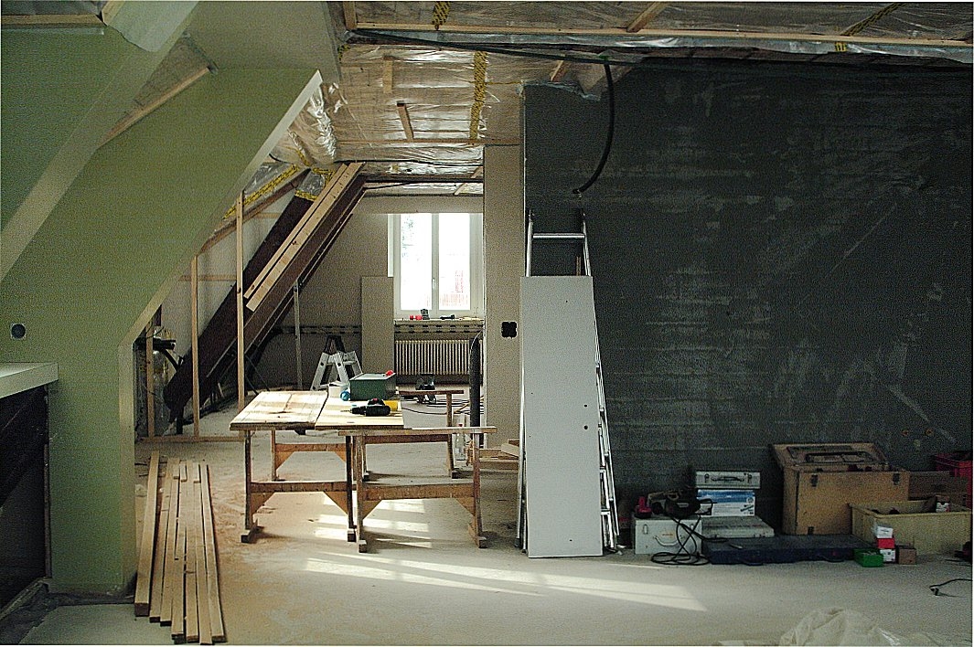 Das Büro der Bauverwaltung am 4. Februar 2005.