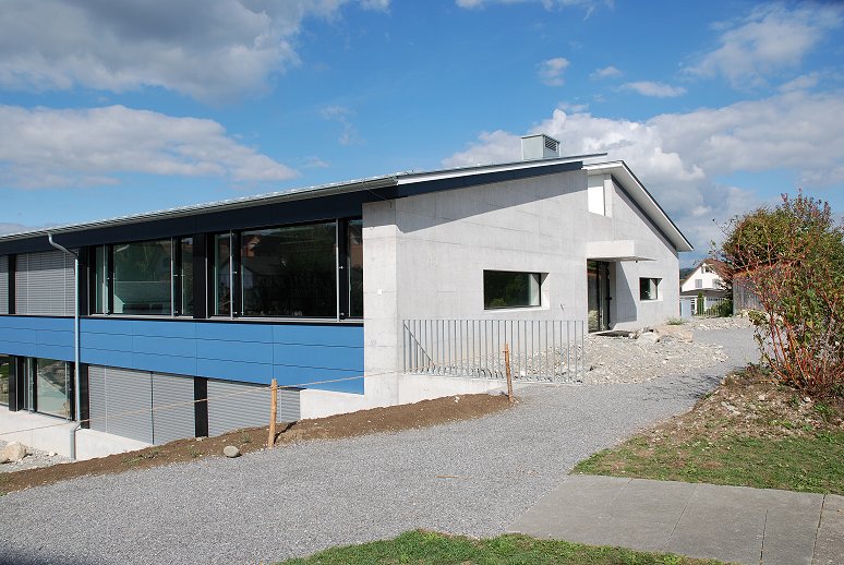 Der erweiterte Kindergarten Bündten.