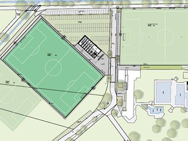 Projekt Sanierung und Ausbau Sportanlage Badmatte Situationsplan