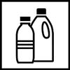 Entsorgungssymbol Plastikflaschen