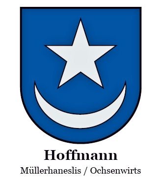 Wappen Hoffmann (Müllerhanselis / Ochsenwirts)