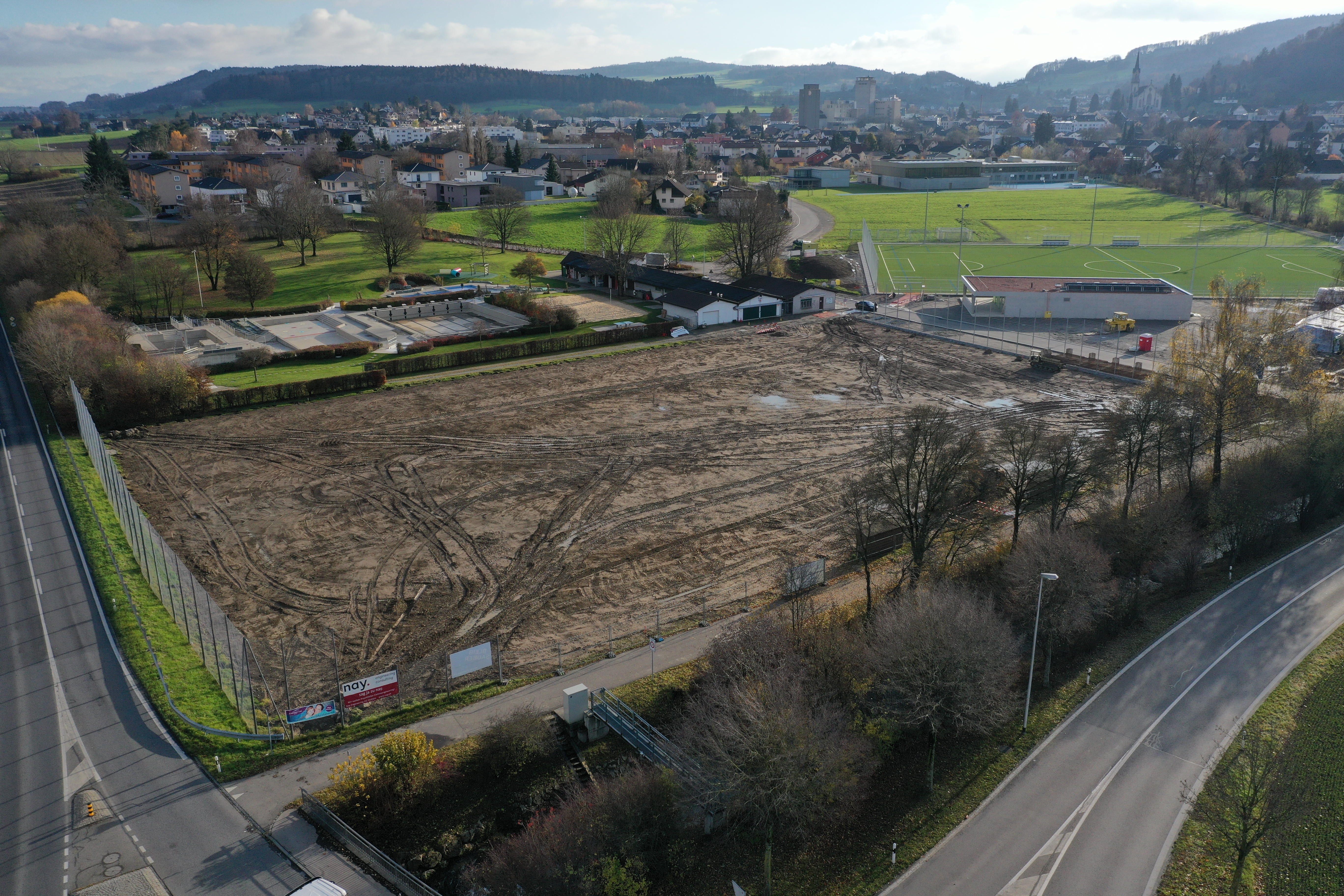 Stand der Bauarbeiten im Dezember 2019