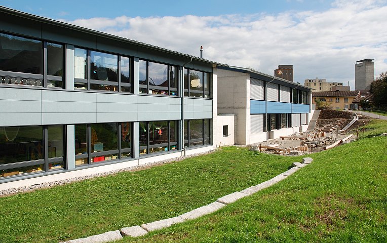 Der erweiterte Kindergarten Bündten.