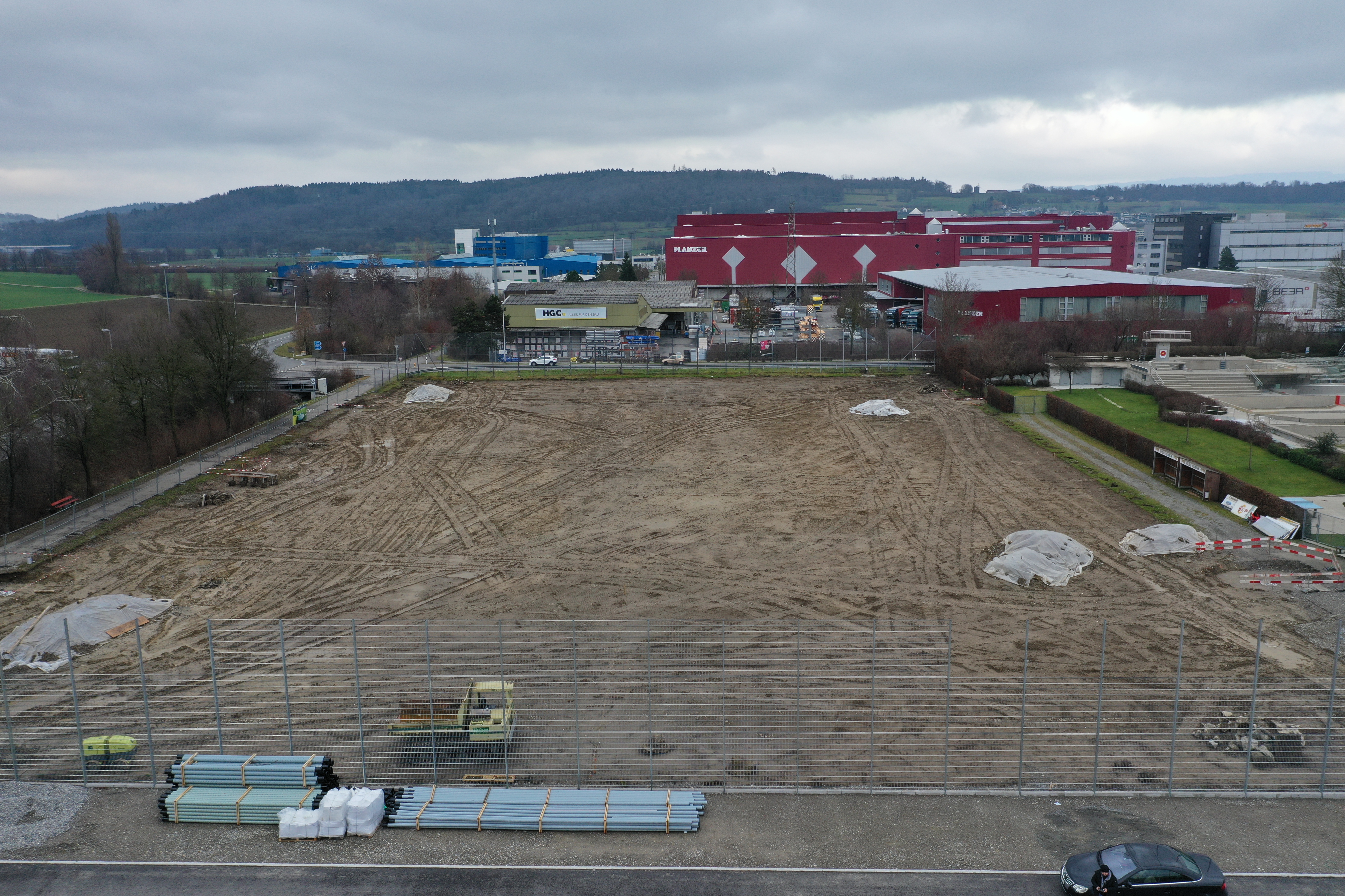 Stand der Bauarbeiten per Ende Dezember 2019