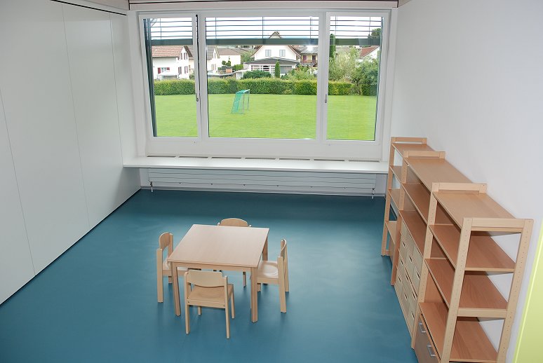 Der erweiterte Kindergarten Bündten.