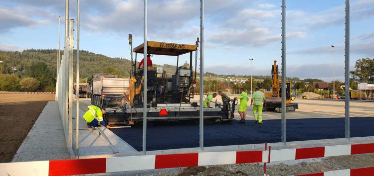Stand der Bauarbeiten im September 219