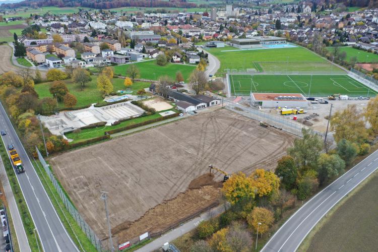 Stand der Bauarbeiten im November 2019