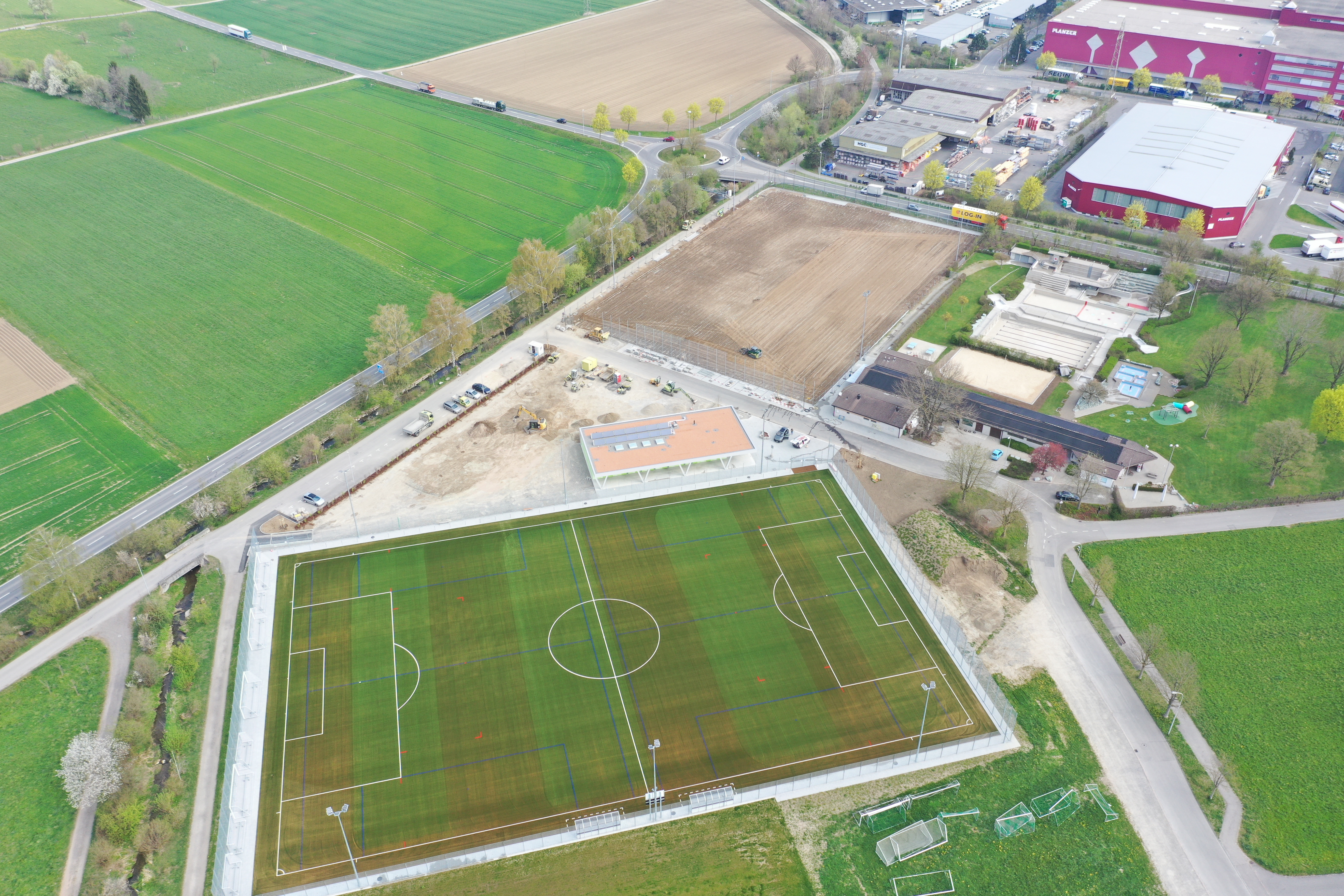 Stand der Bauarbeiten per April 2020