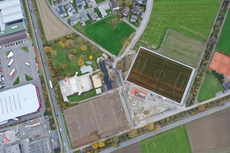 Stand der Bauarbeiten im November 2019