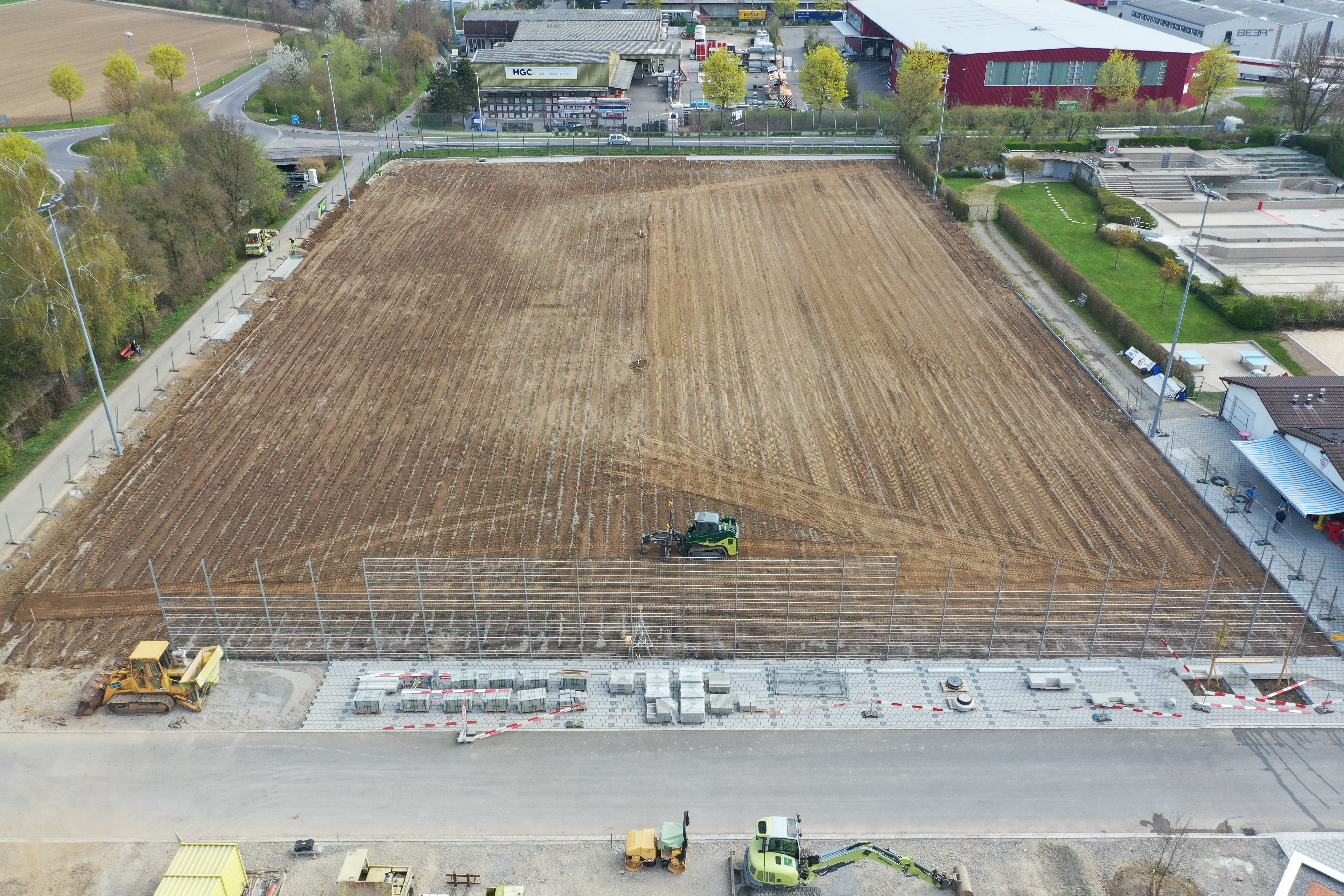 Stand der Bauarbeiten per April 2020
