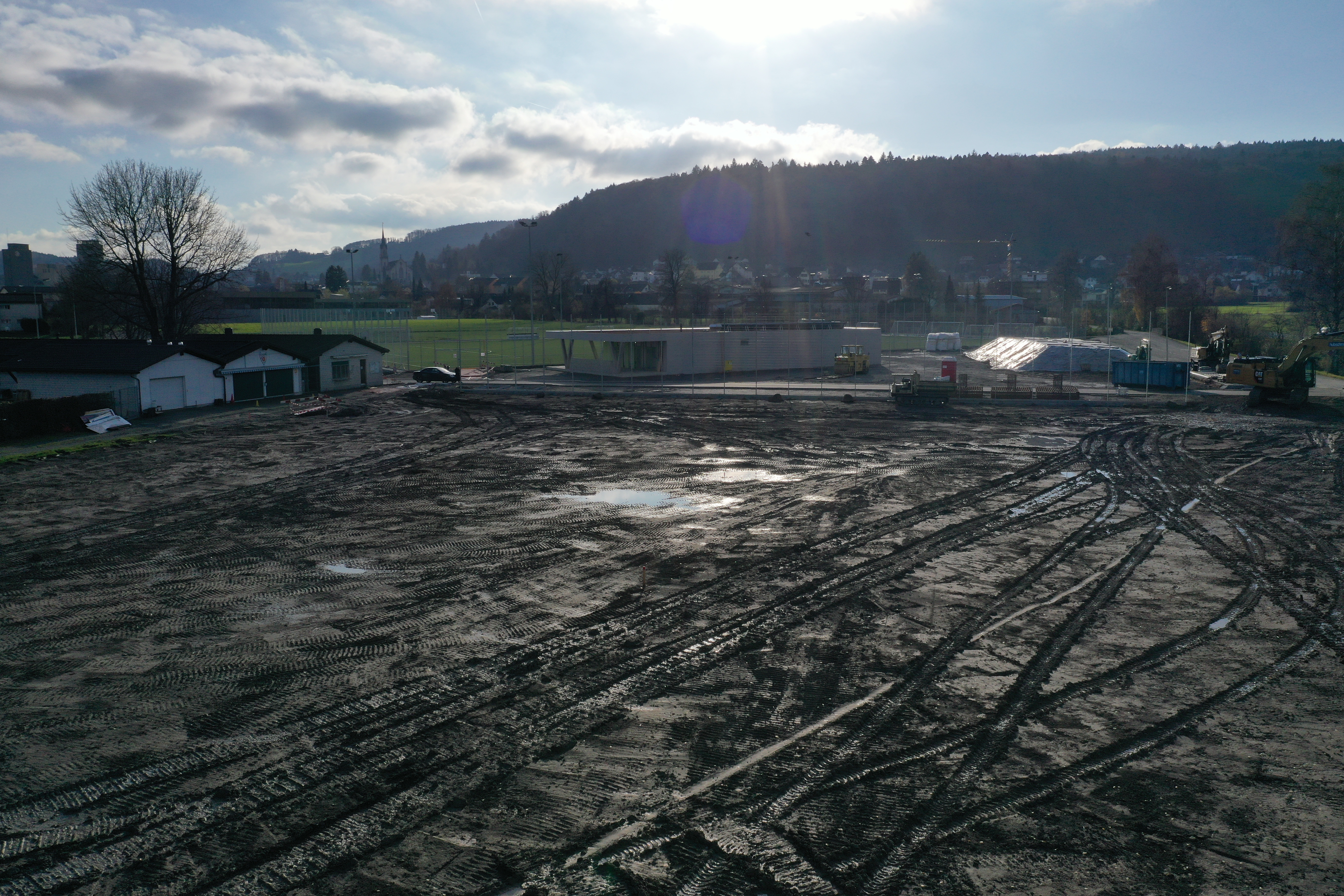 Stand der Bauarbeiten im Dezember 2019