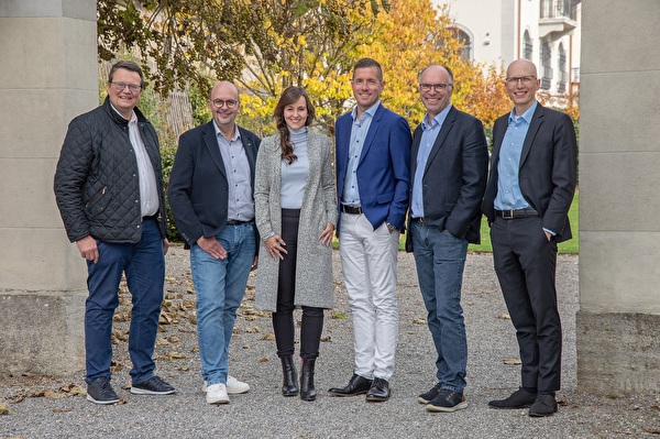 Gemeinderat Schöftland - Gruppenfoto mit Gemeindeschreiber