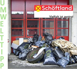 Umwelttipp Schöftland - Logo / Abfallberg (Sammelgut)
