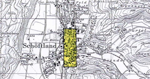 Kernzone Schöftland - Planausschnitt