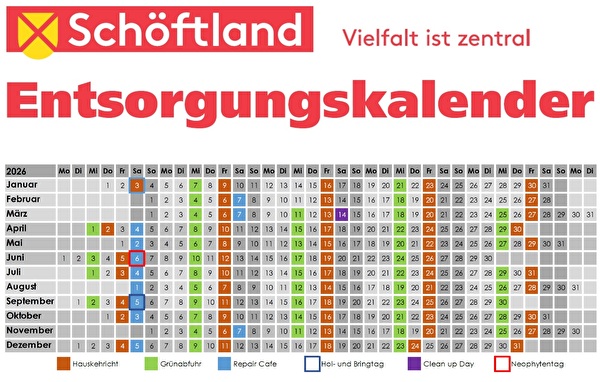 Logo Schöftler Entsorgungskalender - Agenda als Symbolbild