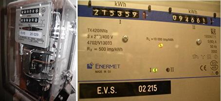 Stromzähler - altes und neues Modell