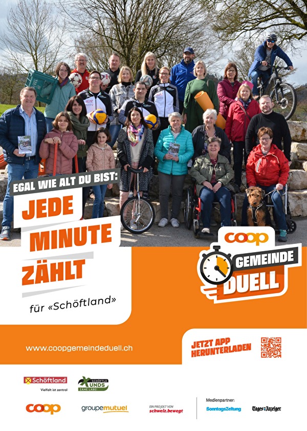 Gemeinde-Duell 2024 Bewegung / Flyer