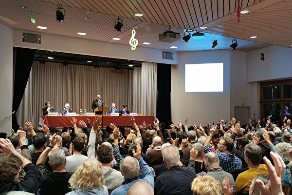 Gemeindeversammlung Schöftland; Aula