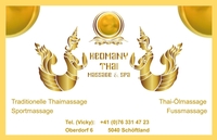 Keomany Thai Massage & Spa - Logo und Visitenkarte