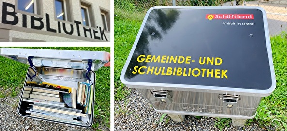 Bücherbox / Lesestation der Gemeinde- und Schulbibliothek Schöftland