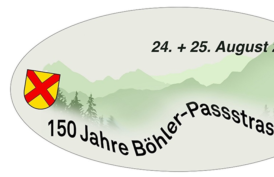 150 Jahre Böhler-Passstrasse - Fest-Logo
