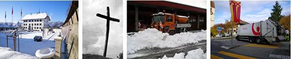 Pikettdienste / Symbolbilder Schloss / Todesfall / Winterdienst / Abfuhr