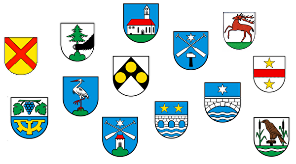 Wappen der Gemeinden des Zivilstandskreises Schöftland AG