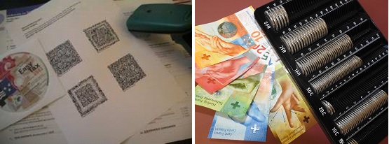 eTax-Programm - Scanner Barcodes Bargeld(Symbolbild)